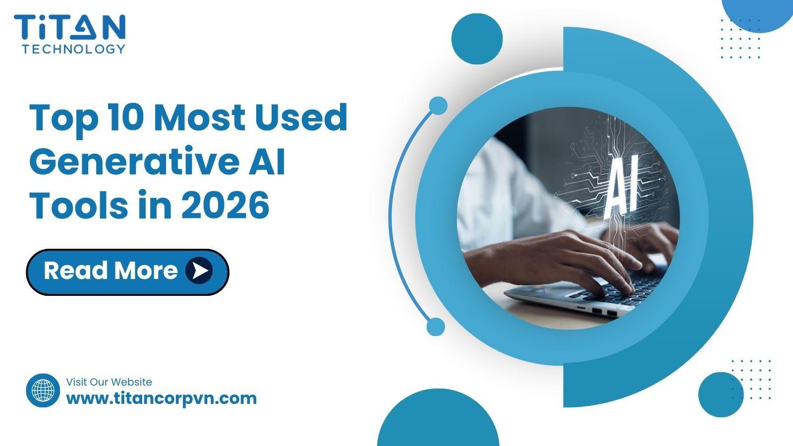 Top 10 Most Used Generative AI Tools in 2026
